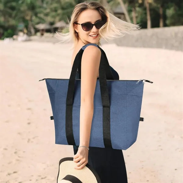 Insulated Cooler Tote Bag With Zipper