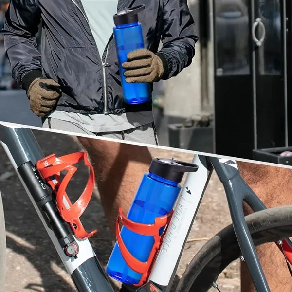 25oz. Sports Water Bottle with Drinking Straw