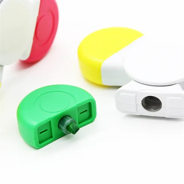 Multi-Color Fidget Spinner Highlighter Pen for Focus