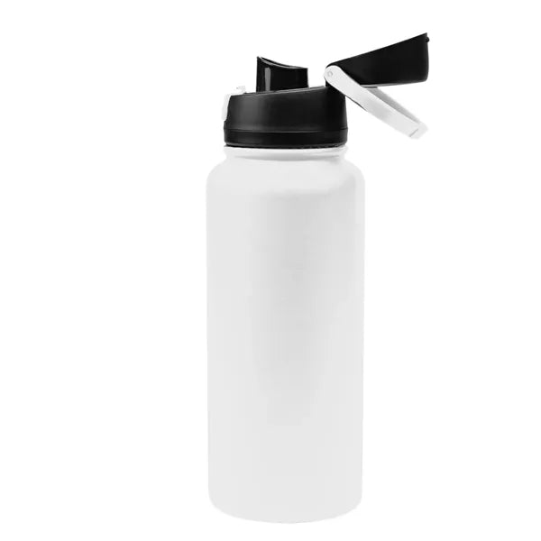 32 Oz. Full Laser Pop Sip Recycled Stainless Steel Bottle