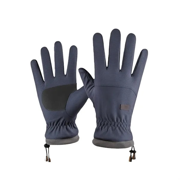 Waterproof Leather Winter Ski Gloves