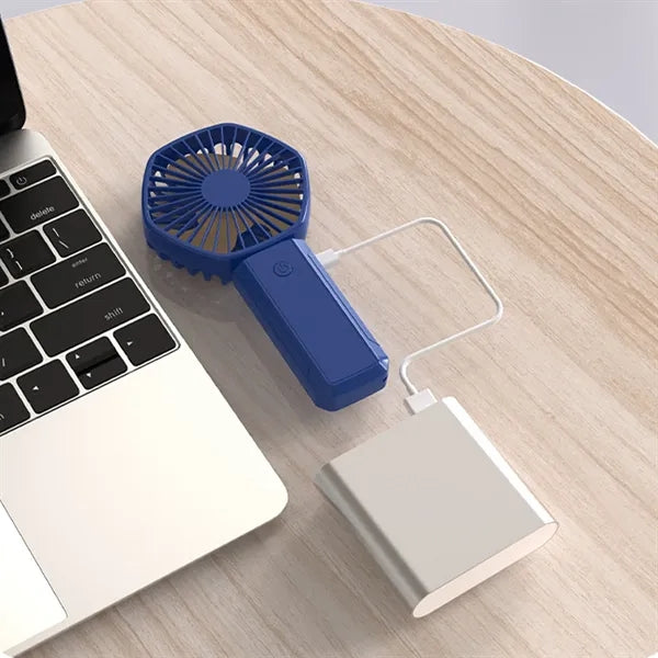 Portable Fan Quiet USB Rechargeable Removable Stand
