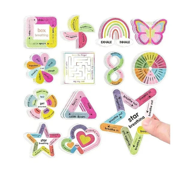 Sensory Stickers Kids Tactile Play Adhesive Decals