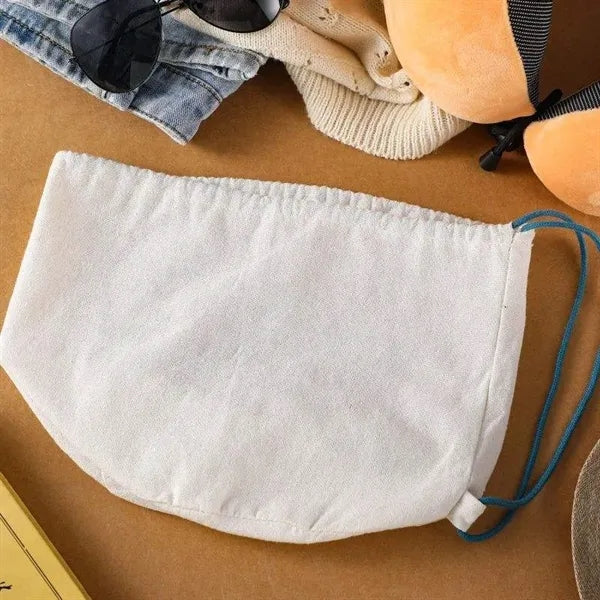 Cotton Case Bag Sleeve Drawstring Pouch for Travel Pillow