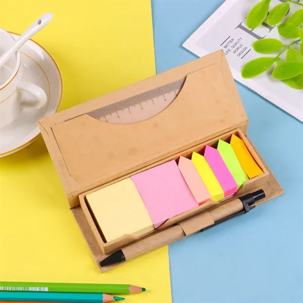 Kraftpaper Sticky Memo Note Set