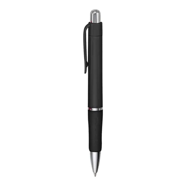 Rigid - Solid Colored Ballpoint Click Pen with grip