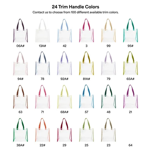 Clear Stadium Open Tote (Price includes delivery)