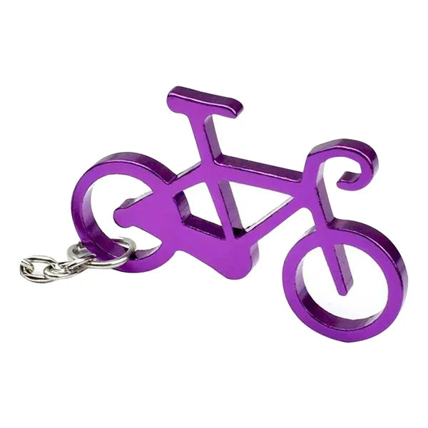 Bicycle Shaped Bottle Opener Keychain