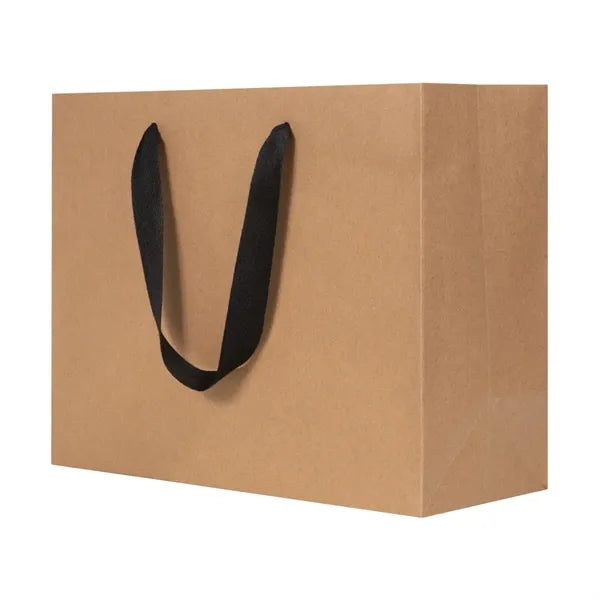 Ribbon Handle Natural Kraft Eurotote