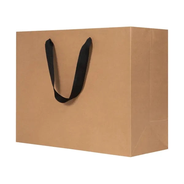 Ribbon Handle Natural Kraft Eurototes