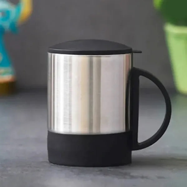 7.5oz. l Stainless Steel Mug with Color Lid and Handle