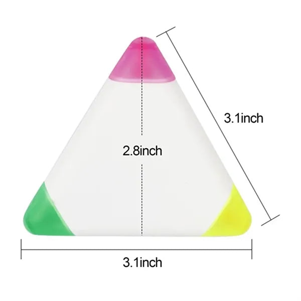 Triangle Shape Highlighter Pens