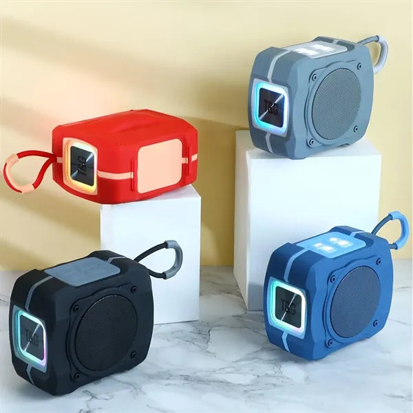 Small Portable Speaker Hanging Loop Light
