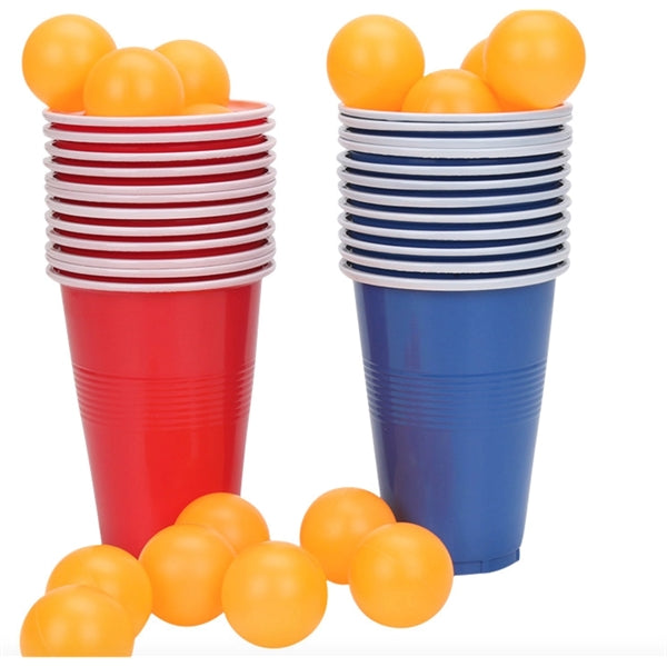 24 pcs Beer Pong Set Drinking Games