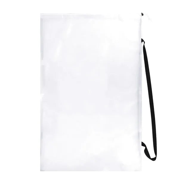Drawstring Laundry Bag With Shoulder Strap