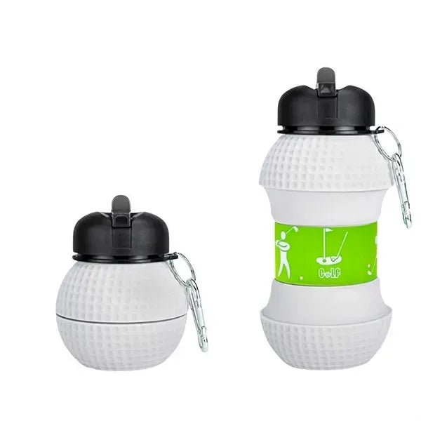 Collapsible Silicone Sports Ball Shaped Bottle
