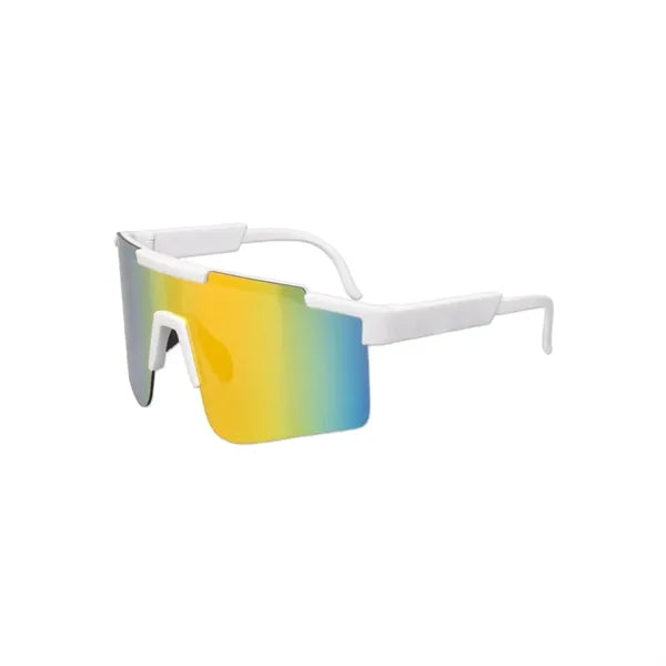 UV400 Athletic Mirror Sunglasses
