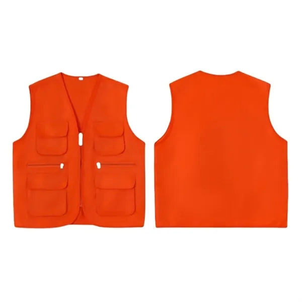 Multi-Pocket Safety Work Vest