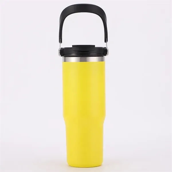30oz Stainless Steel Tumbler with Top Handle