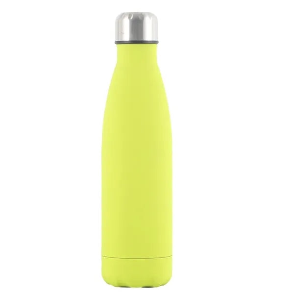 17oz Stainless Steel Water Bottle - Rubberized Coating