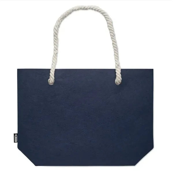 RPET Felt Beach Bag with Cord Handles