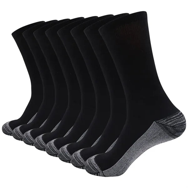 Men Casual Cotton Socks W/Mid-calf Length