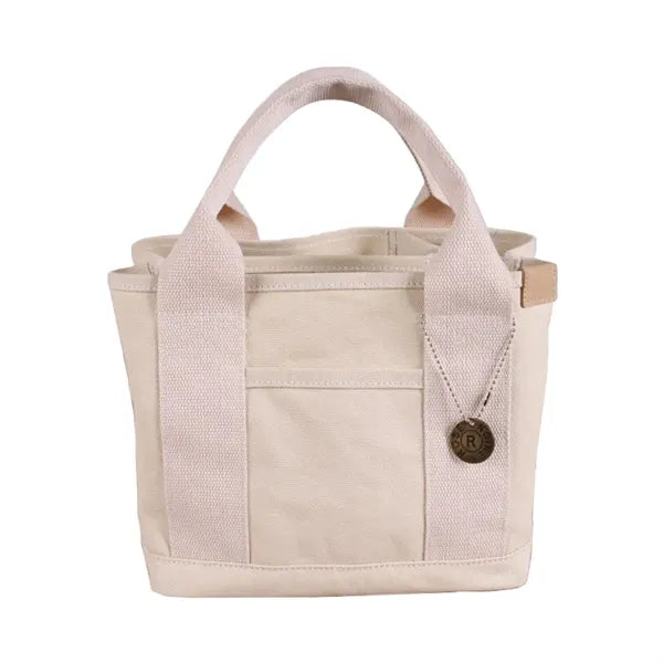 Canvas Mini Tote Bag Compact Organizer for Everyday Use