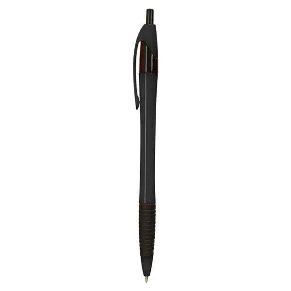 Union Printed - Slims Black Trim Grip Click Pen