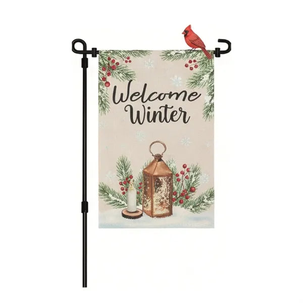 Full Color Sublimated Linen Garden Flag