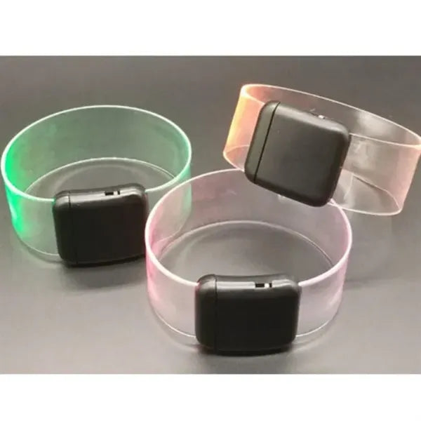 Transparent LED Glow Bracelet Magnetic Stick Wristband