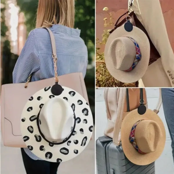 PU leather Magnetic Hat Clip