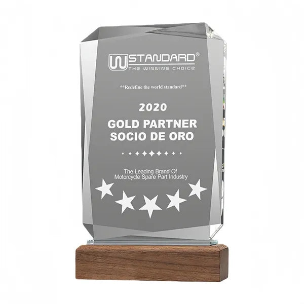 Rectangle Crystal Award