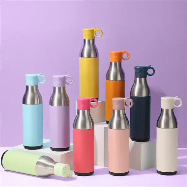 16 oz Stainless Steel Water Bottle 2-in-1 Vacuum Flask
