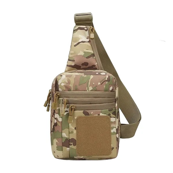 Waterproof Multi-Pocket Adjustable Strap Tactical Chest Bag