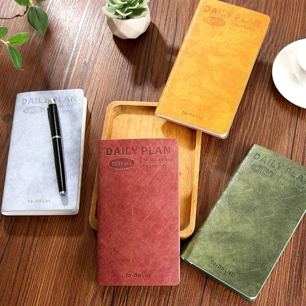 Portable daily planner notebook waterproof for school office