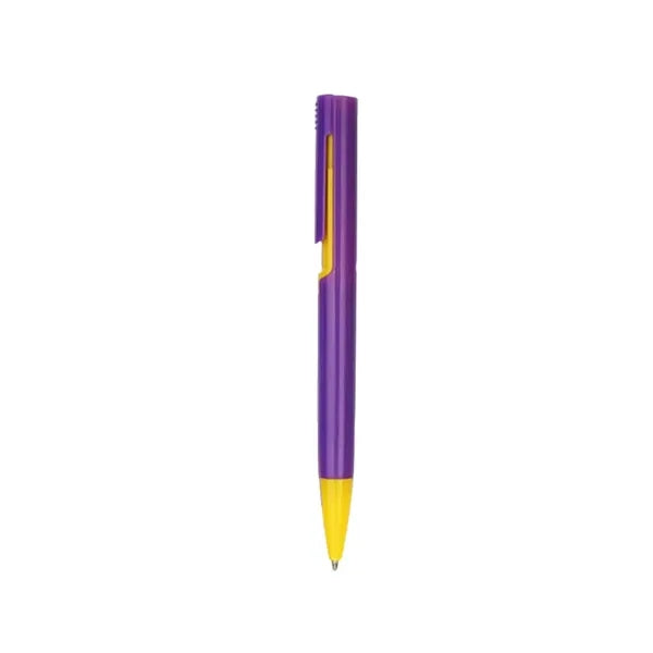 Candy Color Push-Button Lightweight Plastic Ballpoint Pen