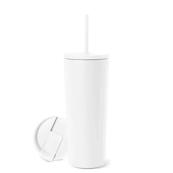 16oz Insulated Stainless Steel Travel Mug with Two Lids
