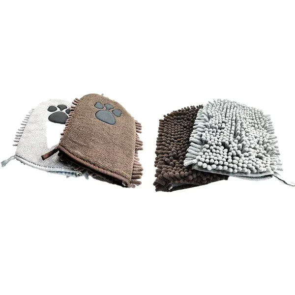 Microfiber Chenille Pet Grooming Glove
