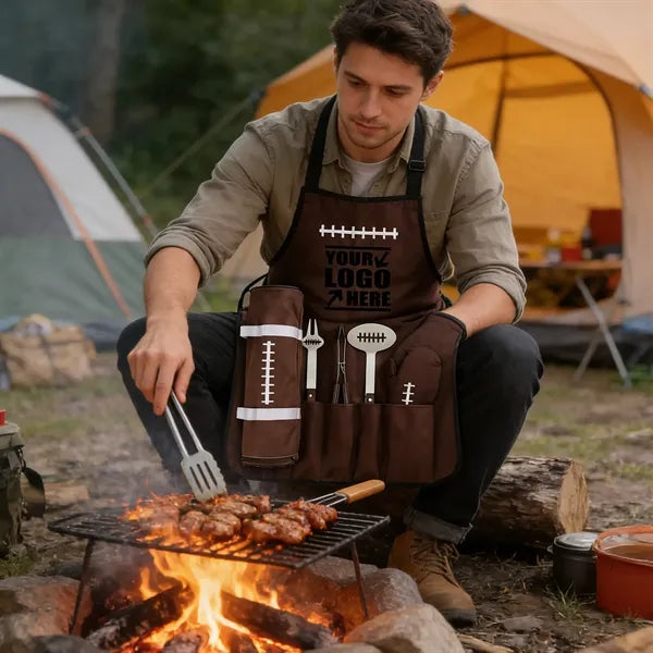 Rugby Grilling Gifts Set for Men BBQ Accessories