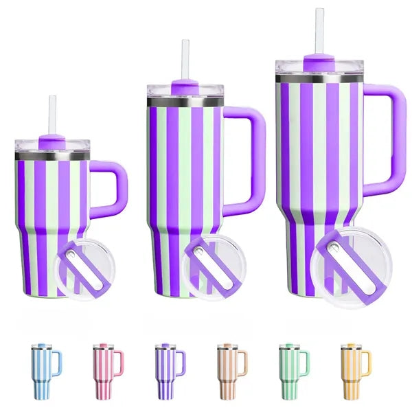 14oz Double Wall Tumbler W/Straw