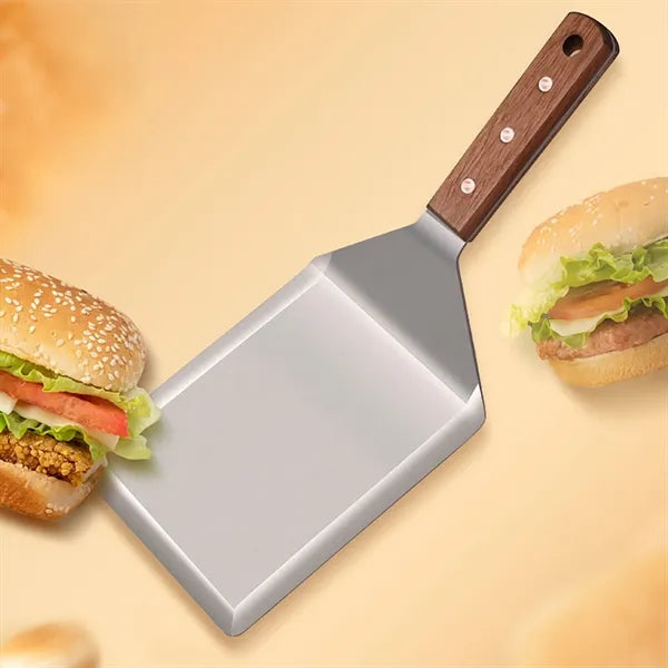 5" x 6" Stainless Steel Metal Griddle Spatula