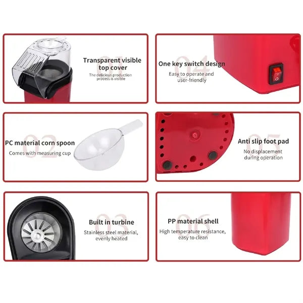 Electric Popcorn Maker Machine