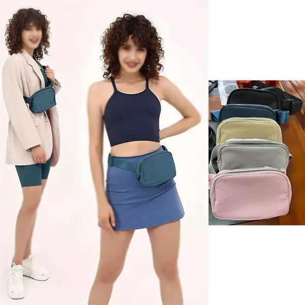 Men's and women's fashion brand diagonal chest bag