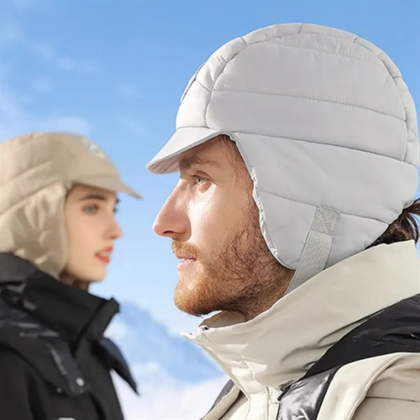 Insulated Winter Waterproof Puffer Hood Cap