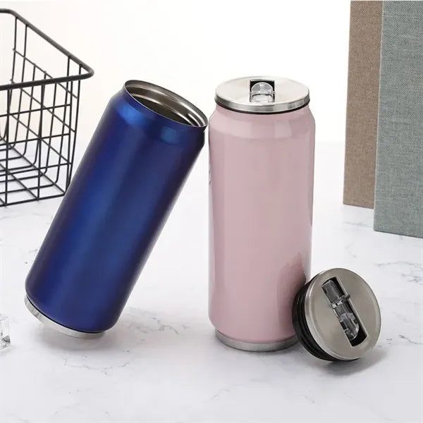 Stainless Steel Pop Can Coke Straw Water Cup