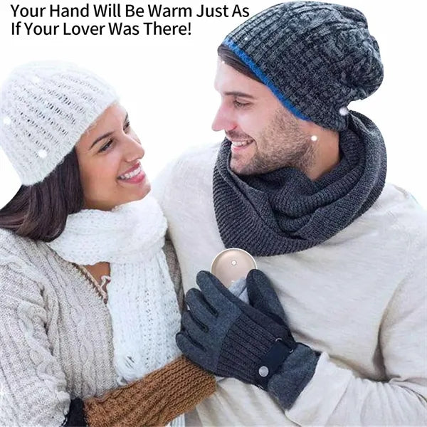 Portable hand warmer charging treasure two-in-one