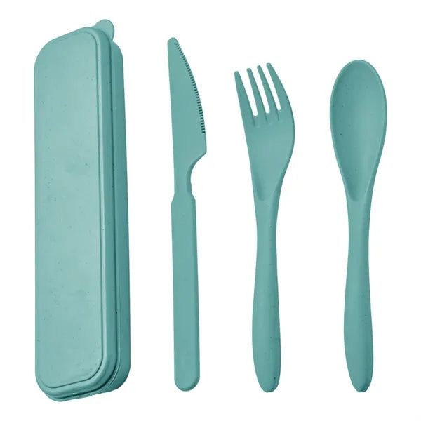 Sustainable Wheat Fiber Dishware Trio