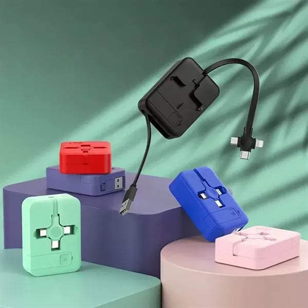 Retractable 3-in-1 Multi Device Charging Cable