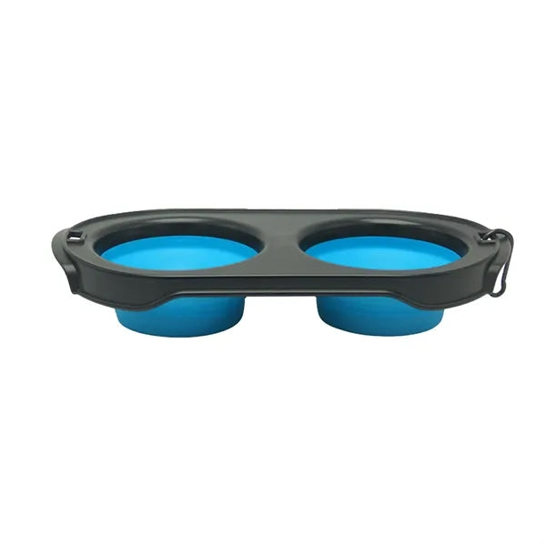 Dual Foldable Dog Bowl