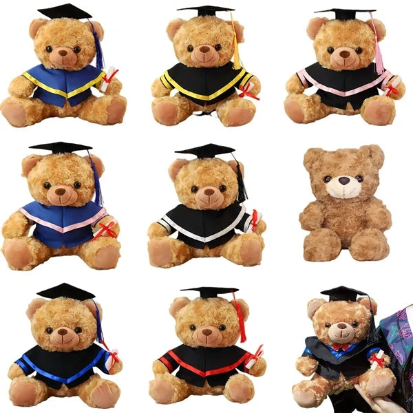 Graduation Teddy Bear With Academic Gown